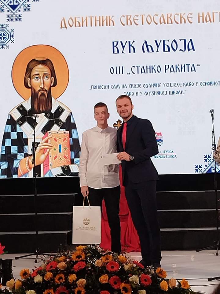 Vuk Ljuboja dobio Svetosavsku nagradu